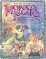 Monkey Island Box Cover - The front cover of the Monkey Island box