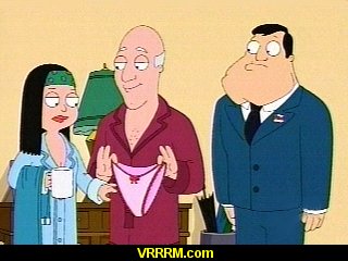 american dad - American Dad! is an American animated television series produced by Underdog Productions and Fuzzy Door Productions for 20th Century Fox. It was created, in part, by Seth MacFarlane, the creator of Family Guy. The pilot episode aired in the United States on Fox on February 6, 2005, thirty minutes after the end of Super Bowl XXXIX; the regular series began May 1, 2005, after the season premiere of Family Guy. American Dad! follows the events of Central Intelligence Agency (CIA) agent Stan Smith and his family. The show centers on the Smith family and the various obstacles Stan, an employee of the Central Intelligence Agency, encounters to ensure that his country remains safe including the obstacles he faces with his immediate family. The Smith family lives in the fictional community of'Langley Falls, Virginia' in the Washington, D.C. metropolitan area. The town name is a composite of Langley, Virginia and Great Falls, Virginia, both of which are located in Fairfax County. Langley is the real-life location of CIA headquarters. Stan Smith: Has worked for the CIA since the 1980s as a'weapons expert' and is always on the alert for terrorist activity. As of the first episode of Season 2, he seems to be the'Deputy Deputy Director,' although the official announcement of his promotion was not shown to viewers. Since then his work has included the interrogation of possible terrorists. He can be quite paranoid and protective: he has a terror-alert color code on his fridge, and is so high-strung as to shoot the toaster when the toast pops up. Stan is in almost top physical shape (though he has a bit of a gut) and is able to do moves like James Bond. He has no qualms about kidnapping, drugging, or tasering anybody, even family members, for his own deranged reasons; in one episode, in which Steve cannot get a date, he kidnaps American actress and singer Hilary Duff. He worships Ronald Reagan, quoting his speeches and even going as far as choosing a dog because it was alive during Reagan's administration. He is startlingly out of touch with international events. Stan has a very itchy trigger finger, and apparently loves Mr. Pibb. He also drives what appears to be a black Ford Expedition. It has been noted by Seth MacFarlane that he is based on the announcers of the ever popular 1950's American anti-communist propaganda films.[citation needed] Francine Smith Enlarge Francine Smith Francine Smith: The sweet, stereotypical trophy housewife of Stan Smith. She keeps her own opinions and party-hearty personality mostly to herself, for the sake of her husband's ultra-conservative views. She rarely has any friends except for one closet bisexual (she has no career and Stan always scares the neighbors). However, in the 1980s, she slept with Adam Ant, Billy Gibbons of ZZ Top, and Dexy's Midnight Runners. She is more sympathetic to Hayley's ideologies and Steve's geekiness than Stan is. Her housework is her life, although she has occasional longing for grander things. Francine is not a natural blonde and is in fact a brunette, which explains why neither of her children have blond hair. She once owned a muffin-selling kiosk at the mall, but it was destroyed in an explosion caused by extremist hippies. She also has a deep resentment of actor George Clooney because she blames Clooney for costing her an acting career. Francine's brain has been repeatedly damaged by her husband in acts of foolishness (Francine's Flashback, Roger 'n Me), which is considered a form of Diane Szalinskiism. In American Dad Vs. Family Guy Kung Fu, she looks and acts like the Statue of Liberty. Hayley Smith Enlarge Hayley Smith Hayley Smith: The ultra-liberal daughter of Stan and Francine. Because of her views, Stan distrusts her more than her brother. She is eighteen and goes to community college. She partakes in recreational marijuana, usually with her on-again, off again boyfriend, Jeff, and goes hiking with him. They are both vegetarians, although Hayley appears to be forcing her beliefs onto Jeff. In the episode'Bullocks To Stan', she dropped Jeff to sleep with her father's boss, CIA Deputy Director Bullock, because she was looking for a guy who'can stand up to her.' After Stan's intervention, she dumped Bullock and went back to her hippie boyfriend Jeff. In Saudi Arabia she slept with a Shawarma King guy because she was impressed by his (false) claim about being a tormented, conflicted member of Al Qaeda. She later broke up with Jeff. Steve Smith Enlarge Steve Smith Steve Smith: Geeky little brother of Hayley and son of Stan and Francine. Roger seems to be his best friend. He goes to extreme measures to raise his social status and get dates, yet he actually knows very little about sex. Although he was stereotypically whiny in the pilot episode, in the regular series he is confident and smart, but still a dork. He plays Dungeons& Dragons with his three best human friends. He's fourteen years old, reads Elvish, and had a brief fling with a senior citizen (when criticized for the relationship, he responds with:'So do raisins![have wrinkles] But they taste pretty sweet!') Steve has numerous run ins with Stan wanting Steve to follow in his footsteps, often criticising his (nerdy) friends and Steve's actions. A most prominent example of this is in the star trek episode, in which Steve gets legally divorced from his family. Klaus the Talking Fish Enlarge Klaus the Talking Fish Klaus: The result of the CIA swapping an East German Olympic ski-jumper's brain (actually his brainwaves) with that of a goldfish in order to prevent him from winning the gold medal. This libidinous fish manifests some sadistic tendencies ('I'm German!' is the explanation he offers) and lusts after Francine. In the'Finances With Wolves' episode, Klaus switched his goldfish body for that of a black man's, and almost ran off with Francine, but the body was destroyed in the aftermath of an explosion at the mall, which also destroyed Francine's short lived muffin-selling kiosk, and his brain was placed in another goldfish's body. He is extremely tolerant of water conditions; while the average goldfish will die even in tapwater, Klaus has swum in a washing machine and a Thermos of coffee, and frequently perches himself out of the water. Klaus's brain swap was said to be during the'1986 Winter Olympics,' which were not real. His voice is modeled after Peter Lorre's. In the German dubbed version of American Dad!, Klaus speaks in a Saxon dialect, which is seen as a stereotype for East Germans in general and is considered funny among German native speakers outside of Saxony. His behaviour in the German version is reminiscent of an ex-Stasi agent and he gives a few hints that he was once attached to the Stasi agency. Roger the Alien Enlarge Roger the Alien Roger: The sarcastic, surly, lonely, and effeminate space alien who saved Stan's life in Area 51. He spends his time eating (mainly junk foods), smoking, and drinking. Roger is an avid film, television, and celebrity buff. He is not allowed to leave the house and the family has to conceal his existence, although he has left on a few occasions in various disguises including a frilly dress, gloves and hat which caused him to be mistaken for a senior citizen. His voice is modeled after Paul Lynde's. Roger is in many ways a Family Guy-esque version of ALF. It has been said that Roger is a parody of the character Spewey on the short-lived sitcom, Get a Life. Roger is often humorous and aloof and in many episodes his often flamboyant remarks lead the audience to question his sexuality. He has the power to defecate gold with jewels on it, which now leads to a side story in the series about how people who have found it become greedy and often meet a horrible end. [edit] Smith Relatives   * Jack Smith: Stan's father. For most of his life, Stan believed his father to be a top secret agent in'The Scarlet Alliance'. In reality, he was a jewel thief. After the man Stan paid to pretend to be his father died, the real Jack dropped in on the family. Roger developed a'boy crush' on Jack but the other family members remained wary of him. Jack has grey hair and is missing an eye, based on the traditional look of Marvel Comics' super-spy Nick Fury of S.H.I.E.L.D., but resembles Stan. Voiced by Daran Norris.[edit] Other characters In addition to the Smith family, there are numerous minor characters which have appeared, or have plans to appear, in multiple episodes.   * Avery Bullock: Deputy Director of the CIA, and Stan's 58-year-old-boss. He is as high-strung as Stan, but considerably less paranoid and usually more competent. He is voiced by (and resembles) Patrick Stewart. He once had an intimate relationship with Hayley. He is married, but his wife is handcuffed to a radiator in Fallujah, as he does'not negotiate with terrorists'. * Greg Corbin: Local News Anchor, Terry's co-anchor and domestic partner. Also Stan's neighbor. Afraid to tell his father he's gay. He and Terry had a penchant for minor bickering, however, they are a complete antithesis of Tom Tucker and Diane Simmons of Family Guy. Greg is a member of the Log Cabin Republicans, and has brown hair. * Terry Bates: Local News Anchor, Greg's co-anchor and domestic partner. Also Stan's neighbor. Stan was completely unaware of the fact that his neighbors are a homosexual couple, and, while initially being prejudiced against them for their practice of liberal journalism, eventually merely considered them nice young men that just happen to live together. Terry is a Democrat and has blonde hair. * Jeff Fischer: Hayley's stoner boyfriend. Hayley dumped him in the 1st season, because he agreed with people very easily, until Stan taught him to'stand up for himself' (by beating, electrocuting, and entombing him). He and Hayley got back together. Loves events like Burning Man. In one episode, he was bleeding and twitching on the floor of a diner after being thrown head-first into a wall by B