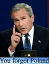 President Bush - Bush is the current president of the USA and he is currently on a mission to rid the world of terrorism.