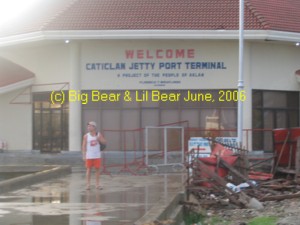 Big Bear at Port Caticlan - ...on our way to Boracay...