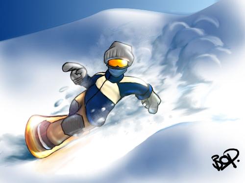 Snowboard - A nice snowboard wallpaper