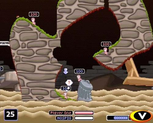 Worms Armageddon - Worms Armageddon http://www.gamespot.com/ps/puzzle/wormsarmageddon/index.html Do you ever wonder what worms do in their free time? The third chapter of the popular Worms series, Worms Armageddon, has you believe that instead of just hiding under rocks and floating down storm drains, worms are actually ruthless militant creatures with boyish British accents that constantly fight each other. This simple, somewhat innocent premise sets the stage for an excellent turn-based strategy game, as Worms Armageddon is not only the best Worms game, it's also an incredible multiplayer experience.