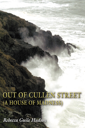 Front Cover of my Book of Poetry - Breaking ocean waves against a cliff -- my husband chose this cover for my book, 'Out of Cullen Street (A House of Madness)'.  A number of the poems in my book have won awards.