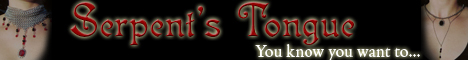 Serpent's Tongue Banner - This is a vbanner I created for my business, Serpent's Tongue at www.serpentstongue.com