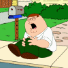 peter griffin - peter when he bangs his knee