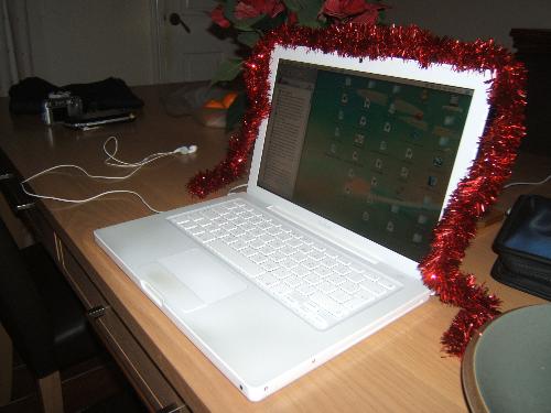 My Apple Mac! - This is My Computer Christmas Style!! : )