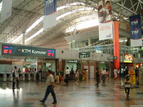 KL Sentral - Kuala Lumpur Sentral (KL Sentral) or Sentral Kuala Lumpur is the main railway station of Kuala Lumpur, the capital of Malaysia. Opened on April 16, 2001, it was built to replace the old Kuala Lumpur Railway Station, a colonial-era landmark which remains open for commuter trains only. KL Sentral is the largest train station in Southeast Asia.  KL Sentral was designed as an intermodal transportation hub. Most of Kuala Lumpur's rail-based public transportation serve KL Station while many intercity trains serving Peninsular Malaysia and Singapore begin here.  KL Sentral actually refers to the entire 290,000 square metres of development which was built on the former Keretapi Tanah Melayu marshalling yard in Brickfields. The entire development includes the transportation hub, hotels, office towers, condominiums and shopping malls and is expected to be completed in 2012.  KL Sentral is developed by a consortium made up of Malaysian Resources Corporation Berhad (MRCB), Keretapi Tanah Melayu Berhad (KTMB) and Pembinaan Redzai Sdn Bhd.