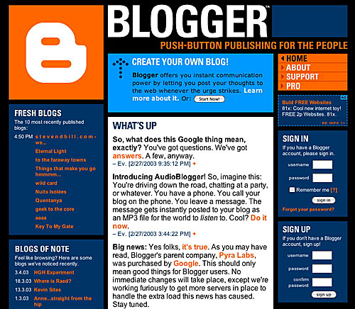 blogger - blogger