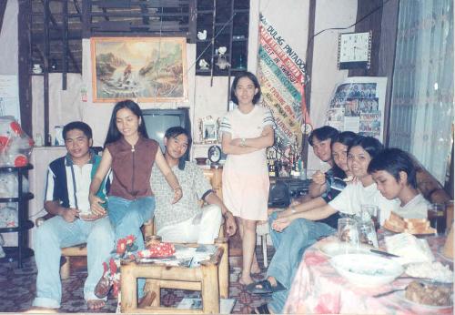 A decade ago - It's my 19th birthday at home with friends.