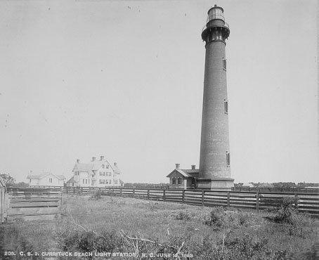 Currituck Lighthouse - You can see a lot of ocean from the top of this one.