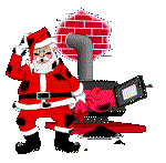 santa is working hard - here he is he is working so hard for the up coming holiday