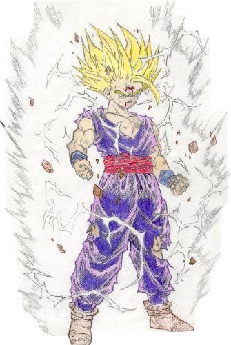 Sangohan - I like that photograph, it is really well drawn, you do not find? It&#039;s when sangohan fight against &#039;sell&#039;