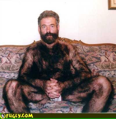 Now THIS is a too hairy! - hairy man