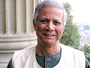 Mohammed Yunus - Mohammed Yunus, Bangladeshi founder of Grameen Bank and winner of Nobel peace prize.