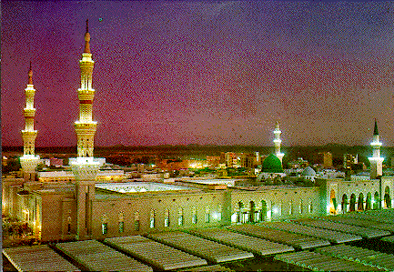 My Favorite Place - City (pop., 1992: 608,295), western Saudi Arabia, north of Mecca. It developed from an oasis settled by Jews c. AD 135. In 622 the Prophet Muhammad migrated from Mecca to Medina (see Hijrah). It served as capital of the Islamic state until 661. Held by the Ottoman Empire (1517–1804), it then was seized by the Wahhabiyyah. An Ottoman-Egyptian force retook it in 1812. Ottoman rule ceased during World War I (1914–18), and in 1925 it fell to the forces Ibn Sa'ud. A sacred city of Islam, it is second only to Mecca as a place of Muslim pilgrimage; among its many mosques is the Prophet's Mosque, containing the tomb of Muhammad.