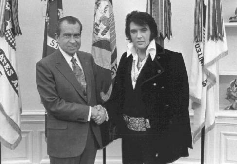 elvis presley - elvis presley and richard nixon