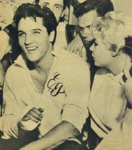 elvis presley - this is a photo made by a fan of his