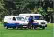 2 vans - the number of vehicles that we own so that we have the mobility and ease of transporting items when necessary