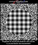 Illusion - Fix the centre of the picture and approach your eyes from the screen