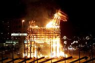Straw Goat - Straw Goat goes up in flames Straw Goat - Straw Goat goes up in flames