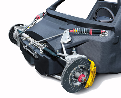 Brakes & suspension of Carrera - Porsche's brakes & suspension