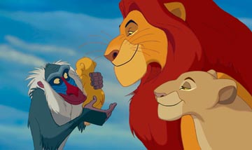 the lion king - Simba meets his parents