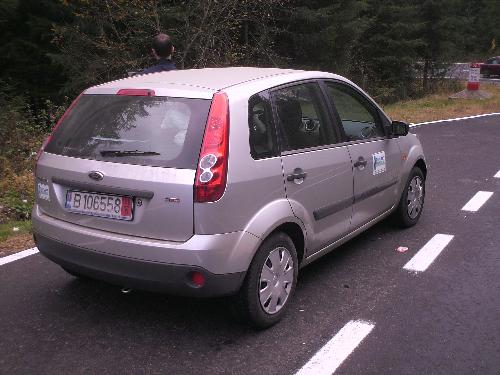 My car - This is  Ford Fiesta with 1.4l turbo, with supercharger. It's very good for racing:)