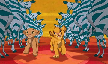 the lion king - Nala and Simba