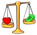 love v/s money - love or money
