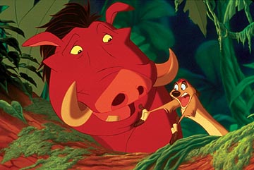 the lion king - Pumbaa and Timon