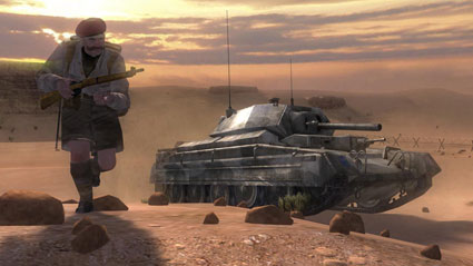 Call of Duty 2 -  If you liked the original Call of Duty, then you're sure to enjoy the sequel, which stays true to the strengths of its predecessor. The Good: Excellent presentation; aggressive enemy ai; makes you really feel like a small part of a bigger war; varied campaign; fun multiplayer. The Bad: Performance can chug at times.  When the original Call of Duty was released a few years ago, it made an impact both on critics and on consumers, even in the already-crowded WWII shooter genre. Call of Duty's visceral action struck a chord with PC shooter fans, thanks to a well-designed campaign, enjoyable multiplayer, and outstanding sound effects. If you liked those aspects of the original, then you're sure to enjoy the sequel, which stays true to the strengths of its predecessor, while enhancing the sense that you're just one soldier in the midst of a massive war machine. It doesn't really break any new ground, but the game nails the core aspects of first-person-shooter gameplay so well that it doesn't need to.   Call of Duty 2 picks up right where its celebrated predecessor left off.  As in the first game, Call of Duty 2's campaign will put you in the shoes of a few different soldiers fighting for different Allied factions. You start off as a private in the Russian army, visciously fighting off the invading Germans in Moscow and Stalingrad. The British campaign is unlocked after beating the first Russian mission. For most of these missions you'll be fighting in the sand-swept deserts of North Africa alongside the Desert Rats against Field Marshal Rommel's troops. The final mission in the British campaign sends you to the bombed-out houses and hedgerows of Caen, France. After you're done with that, you'll play as an American corporal in Europe. Yes, you will be doing a D-Day landing, but not on Omaha Beach or Utah Beach, which you've probably played several times before. Instead, you'll be scaling the sheer cliffs of Pointe du Hoc as artillery with the Army Rangers. If you already thought rock climbing was an 'extreme' sport, try doing it with artillery and machine-gun fire raining down on you.  Each of the game's 10 missions is broken up into a few different stages. If you play the game on regular difficulty, you could blow through it in about 10 hours. Ratcheting up the difficulty a notch makes the game much harder and more tactical (this is probably the experience the designers intended). Since you'll be creeping and peeking more carefully through all the encounters, you'll lengthen the campaign significantly, and enjoy it more.  Breaking up the campaign into several different narrative vignettes arguably weakens the impact of the plot as a whole, although that was never the strength of Call of Duty in the first place. What this does is allow the designers to put you in a lot of different, interesting situations. One memorable moment in the Russian campaign has you crawling through a raised pipeline to sneak behind German lines and into a fortified factory building. As you make your way through the pipeline, you'll spot and snipe small pockets of German infantry through holes in the pipe. When they fire back up at you, you'll notice bullets tearing through the rusted pipe, ripping open holes for shafts of light to poke through. It's a thrilling effect. You'll also get quite a rush from both participating in and defending against all-out infantry charges across open city squares in Stalingrad. But just as the novelty of these wears off, you're shunted over to the British campaign in North Africa, where you'll do things like participate in night raids of small Tunisian towns, climb up to the top of spires to call in artillery on enemy tanks, and even drive a tank yourself. The American campaign has its own memorable moments, like scaling the cliffs of Pointe du Hoc, or sniping at German mortar crews from the top of a grain silo. The game paces itself so that you're always on your toes, and you'll find yourself switching back and forth almost constantly from an offensive position to making a defensive stand against counterattacks on the objective you've just captured. Yes, at the end of the day you're still just shooting a lot of Nazis, but the constantly varying contexts of how and why you're doing it keep the game compelling from start to finish.   Massive amounts of infantry can populate the battlefield.  You won't be participating in these forays alone; far from it. In every setting you'll be surrounded by what seems like dozens of soldiers, both friends and foes, who move and act in a realistic fashion. Lots of your artificially intelligent mates will die by your side, along with the dozens of enemy soldiers you kill, but more will come in from the rear echelons to take their place. The designers often do a good job of reminding you that the war isn't just the infantry skirmish in which you're fighting. From time to time you'll see planes engaged in dogfights flying overhead, or when you complete an objective of capturing a German harbor, you'll call in a naval strike and see enemy merchant ships being sunk at the docks.  In each confrontation, you'll find yourself setting up at logical stopping points to exchange fire with German resistance. You can snipe dozens of enemies out of the windows and from the trenches in front of a house, for example, but reinforcements replace them. It never feels as though the game is cheaply spawning in more fodder for you; it just does a great job of making you feel like there are a realistic number of soldiers holed up in a building. You need to get a feel for the flow of each pitched battle, and this can be done by advancing your line when the enemy ranks look thin enough, and then breaking into the house or bunker. Your allies will follow you in and help you clear out the objective. Of course, if you're too meek at attacking and pressing your advantage, the enemy AI is wily and aggressive enough to take charge. They're not afraid to pour fire on your position and toss tons of grenades at you. Thankfully, a handy grenade danger indicator lets you know when and where you have to scurry away from an impending blast. When you do die, the game reloads very quickly, and you're even treated to a quote about war from various historical figures. One that sticks out in our minds is an ironic one from Solomon Short: 'The only winner in the War of 1812 was Tchaikovsky.'