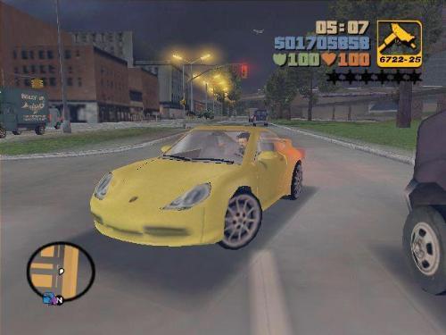 Gta 3 -  Grand Theft Auto III is a faithful port of a truly exceptional game.  Since its release last October for the PlayStation 2, Grand Theft Auto III has become one of the most popular games ever made. Far superior to its predecessors, GTAIII let you go on a free-form crime spree in a surprisingly lifelike city. It was so successful that, even amidst stiff competition from games such as Halo and Tony Hawk's Pro Skater 3, it earned GameSpot's Video Game of the Year award, both from GameSpot's editors and its readers alike--and the accolades didn't stop there. Now, publisher Rockstar Games has finally released a version for the PC. And while it has somewhat steep hardware requirements and doesn't offer any significant new content, it doesn't manage to screw anything up either. Six months after its initial release and in a relatively unchanged form, Grand Theft Auto III still remains a great, great game.  Grand Theft Auto III for PC is a faithful port of the PS2 original.  The basic appeal of GTAIII is the ageless fascination with using firecrackers to blow up model cars, staging horrific toy-train wrecks, and lighting plastic army men on fire. It sets you down in the middle of a detailed clockwork world, presents you with a physics model and a wide variety of interesting objects to interact with, and then gives you the freedom to smash them into each other and enjoy the resulting mayhem. Within this metasandbox mode, you're also presented with a series of missions, which tell the ongoing story of your life of crime among the game's cast of unsavory characters.  While these 73 missions provide a proper plot and a beginning, middle, and end to the game, you can attempt them at your leisure. In between the missions, you're free to do whatever you want, either on foot or in any number of vehicles, most of which you can relinquish from their owners at the touch of a button. Other than the always satisfying manufacture of general chaos, there are plenty of more-structured tasks to undertake. For instance, if you steal a cab, you can begin accepting fares in what amounts to a nearly complete re-creation of Crazy Taxi. Police cars, fire trucks, and ambulances also each have timed subgames associated with them. In addition, there are 20 mass-destruction challenges (called 'rampages'), 100 hidden packages to find, and 20 cinematic superjumps hidden throughout the city. Completing these side tasks grants you various bonuses, ranging from access to extra weapons to cash bonuses.  The real star of the game, however, is the environment itself--a corrupt municipality called Liberty City. Scotland-based developer DMA Design (recently renamed Rockstar North) has done an amazing job of creating a living city dense with detail. The streets are busy with both pedestrian and vehicle traffic. Time passes, the sun rises and sets, and different weather patterns move in and out. And unlike in most games, you can actually drive to the skyscrapers on the horizon several miles away. What's more amazing is that the huge city is presented as a virtually seamless world. There is a short one-to-two-second loading time (down from the PlayStation 2's five to seven seconds) between the city's three districts, but otherwise the only breaks for loading occur momentarily before mission cutscenes.  You're free to do just about anything in the game's lawless land.  The PC version permits you to play the game in resolutions as high as 1600x1200, a huge leap over the relatively low-res PlayStation 2 version. In addition, the textures have been reworked and are now much sharper. Details, like some store signs, that were blurry on the PS2 are now clear enough to read easily. The polygon counts, on the other hand, are unchanged. The higher resolution makes the simple geometry stand out, especially on the character models. However, the impressive view distance and general amount of activity on the screen counter the somewhat chunky models. Pop-up is a more serious problem. The 'bubble' in which active objects in the world exist ends long before the horizon does. On a long stretch of straight road, vehicles and people simply materialize in the distance. On the low-res, fuzzier PS2 version, this effect was much less noticeable. It would have been nice if the object draw distance had been made adjustable, but it's more of a minor visual distraction than something that actively interferes with gameplay.  It's worth noting that the enhanced graphics come at a price. We tested the game on the 'recommended' system--a 700Mhz CPU with 128MB of RAM and a 32MB graphics card--and were required to turn every detail to its lowest setting to make the game playable. And even then, it stuttered enough that the PS2 version seemed like the better alternative. It's hard to imagine that Grand Theft Auto III would run at all on the so-called minimum specs. Fortunately, when we tested the game on a higher-end system, with a newer graphics card and a faster processor, we experienced significantly better results.