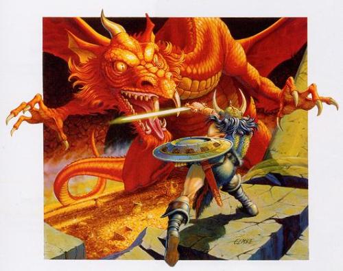 Picture from a Dungeon&dragons's book - D&d RPG games