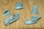 Game pieces - Monopoly game pieces.