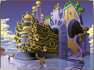 Afterlife - Afterlife http://www.gamespot.com/pc/strategy/afterlife/index.html Afterlife represents one of the most unusual videogame concepts to ever make it to store shelves. As a semi-omnipotent being (I know that's a bit of an oxymoron, but this game's full of things like that), you are responsible for laying out a functional heaven and hell to reward or punish the denizens of a strange planet. To do so, you must keep an eye on the most common sins and virtues of your people (who look a lot like the monsters from Critters), the balance of temporary to permanent souls in each of your buildings, and more mundane tasks like the building of roads and training facilities. For each soul you process you are rewarded with pennies from heaven, which may in turn be used to purchase more edifices and services.