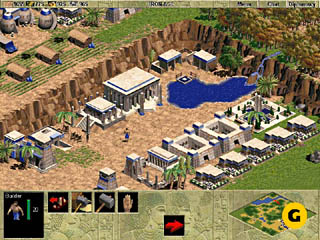 Age of Empires - Age of Empires http://www.gamespot.com/pc/strategy/ageofempires/index.html But an uneasy feeling builds as you get deeper into it, a sense that all is not quite right. This is not quite the game you hoped for. Even worse, it has some definite problems. The pitfall when you review a game as anticipated and debated as this one is to make sure you criticize it for what it is, not for what you wish it was. I wish that Age of Empires was what it claimed to be - Civilization with a Warcraft twist. Instead, it is Warcraft with a hint of Civilization. That's all well and good, but it places it firmly in the action-oriented real-time combat camp, rather than in the high-minded empire-building of Civilization. The result is Warcraft in togas, with slightly more depth but a familiar feel.