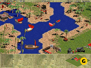 Age of Empires - Age of Empires http://www.gamespot.com/pc/strategy/ageofempires/index.html But an uneasy feeling builds as you get deeper into it, a sense that all is not quite right. This is not quite the game you hoped for. Even worse, it has some definite problems. The pitfall when you review a game as anticipated and debated as this one is to make sure you criticize it for what it is, not for what you wish it was. I wish that Age of Empires was what it claimed to be - Civilization with a Warcraft twist. Instead, it is Warcraft with a hint of Civilization. That's all well and good, but it places it firmly in the action-oriented real-time combat camp, rather than in the high-minded empire-building of Civilization. The result is Warcraft in togas, with slightly more depth but a familiar feel.