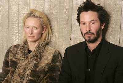 Keanu Reeves - Keanu Charles Reeves (first name pronounced[ki'anu], born September 2, 1964 in Beirut, Lebanon) is a Canadian actor. He is perhaps best known for his role as Neo in the action film trilogy The Matrix, Kevin Lomax in The Devil's Advocate, and for roles in Speed and Bill& Ted's Excellent Adventure. He also played bass in a grunge band, Dogstar, during the 1990s. Biography Early life Reeves was born to Patricia Taylor (born 1944), an English showgirl and costume designer who was working in Beirut when she met Reeves' father (Samuel Nowlin Reeves, Jr., born 1942) at a local nightclub. His father was born in Hawaii to Charles Armistead Reeves, an Irish American from Tennessee, and Rose Lokalia Miguel of Portuguese, Chinese and Hawaiian ancestry. Reeves' father worked as an unskilled laborer and earned his GED at the age of 50 while imprisoned in Hawaii for selling heroin at the Hilo airport. Reeves does not currently have any interaction or relationship with his biological father. Reeves was named after his uncle Henry Keanu Reeves.'Keanu' is a derivation of Reeves' great-great-uncle Keaweaheulu, whose name means'the soft breeze raising' in Hawaiian. When Reeves first arrived in Hollywood, his agent thought his first name was too exotic, so during the early days of his film career he was sometimes credited as K.C. Reeves, Norman Kreeves or Chuck Spadina (an avenue in Toronto, Ontario, Canada). Reeves with his sister, Kim. Enlarge Reeves with his sister, Kim. Reeves has one full sister named Kim (born 1966 in Beirut). Kim has been battling leukemia for several years. Keanu visits her often at the home he purchased for her on the island of Capri, Italy. Through his mother he has a half-sister named Karina Miller (born 1976 in Toronto). Through his father he has a half-sister named Emma Rose Reeves (born 1980 in Hawaii). Keanu's parents divorced in 1966. In 1969, his mother moved to New York City with her children where she met and married Paul Aaron, a Broadway and Hollywood director. The couple then moved to Toronto but would divorce in 1971. Reeves' mother was later married to Robert Miller (between 1976 and 1980). Subsequently, Reeves grew up primarily in Toronto and worked at a pasta shop, sharpened skates at an ice rink, and was voted MVP on his high school ice hockey team (De La Salle College). Within a span of five years, Reeves attended four different high schools, including the Etobicoke School of the Arts, from which he was later expelled. Reeves began his acting career at the age of 15, appearing in a stage production of Romeo and Juliet at the Leah Posluns Theatre. After leaving the Catholic boys' high school where he played ice hockey, he attended a free school, which allowed him to obtain an education while working as an actor; he later dropped out, never obtaining his high school diploma.[1]Citizenship Keanu Reeves is eligible for U.S. citizenship through his American father[2] and British citizenship through his English mother.[3] While living in Canada, Reeves became a naturalized Canadian citizen.[4]Canada, Britain, and the United States accept the concept of multiple citizenships, so he is eligible to hold all three citizenships contemporaneously. However, Reeves generally considers himself a Canadian, Canada being the country where he grew up, went to school (at Malvern Collegiate Institute, a high school in the Beaches, a neighborhood in Toronto, Ontario, Canada), and got his start in show business. Although Keanu Reeves was born in Lebanon, he is not a Lebanese citizen because his parents were only temporary residents of Lebanon and were not themselves of Lebanese descent (cf. jus soli and jus sanguinis). Education: Hedgerow Theatre, Moylan, Pennsylvania De La Salle College, Toronto, Ontario, Canada High School for the Performing Arts, Toronto, Ontario, Canada Jessie Ketchum Public School, Toronto, Ontario, Canada Career Reeves made his screen acting debut in Alberta, Canada, in a 1979 CBC production, Hanging In. Throughout the early 1980s, he appeared in commercials (including one for Coca-Cola), short films and stage work in Toronto. Alex Winter and Keanu Reeves in Bill& Ted's Excellent Adventure, 1989 Enlarge Alex Winter and Keanu Reeves in Bill& Ted's Excellent Adventure, 1989 His first studio movie appearance was in the Rob Lowe ice hockey film Youngblood, which was filmed in Canada. In it, he played an ice hockey goalie. Shortly after the movie's release, Reeves obtained his green card and drove from Toronto to Los Angeles in his 1969 Volvo. His ex-stepfather Paul Aaron, a stage and television director, gave him a place to stay and got him Erwin Stoff as a manager and agent before he even arrived in Los Angeles. After a few minor roles, he gained the notice of the critics in 1986's River's Edge, a teenage drama that received positive reviews. Following the film's success, he spent the late 1980s appearing in a number of movies aimed at teenage audiences, including Permanent Record, a dark film about teenage suicide, and the successful 1989 comedy, Bill& Ted's Excellent Adventure, which (along with its 1991 sequel, Bill& Ted's Bogus Journey) typecast Reeves somewhat during the next few years, as much of his subsequent portrayal in the press has been influenced by his portrayal of the comically airheaded character, Ted. Reeves was originally offered the role of Pvt. Chris Taylor in Platoon (1986) but turned it down as he disliked the violence involved; the role went to Charlie Sheen. During the early 1990s, Reeves appeared in high-budget action films like Point Break and lower-budget independent films, including the well-received 1991 film, My Own Private Idaho, and the critically panned 1994 film, Even Cowgirls Get the Blues. In 1992, Reeves starred in Bram Stoker's Dracula, which was a box office success. However, his acting was criticized by many, and director Francis Ford Coppola claims that Reeves was only cast because he wanted a male character that teenagers could look up to. In 1994, Reeves also starred in the action film Speed, which was a commercial success and raised his profile, leading to his casting in films like Johnny Mnemonic and Chain Reaction, both of which failed at the box office. Hitting a low in his career, Reeves then did the unthinkable and turned down the role of Jack Traven in the Speed sequel (which was ultimately a critical and financial disappointment). He was reportedly offered $11 million dollars for the sequel but opted instead to star in the horror/drama The Devil's Advocate with Al Pacino and Charlize Theron. Reeves deferred his salary for The Devil's Advocate so that Pacino would be cast, and he did the same for The Replacements, guaranteeing the casting of Gene Hackman. Returning to theatre in 1995, Reeves performed the title role in a Manitoba Theatre Centre production of Hamlet in Winnipeg, Manitoba. Keanu Reeves as Neo in The Matrix Reloaded, 2003 Enlarge Keanu Reeves as Neo in The Matrix Reloaded, 2003 His 1999 science fiction hit, The Matrix, re-established him as a Hollywood leading man after a few years of films that received only moderate box office success and mixed critical reception. In between the first Matrix film and its sequels, Reeves appeared in several films that received mostly negative reviews and average box office grosses, including The Watcher, Sweet November and Hardball. However, the two Matrix sequels, The Matrix Reloaded and The Matrix Revolutions, as well as his 2005 horror-action film, Constantine, proved to be box office successes and brought Reeves back into the public spotlight. On January 31, 2005, Reeves received a star on the Hollywood Walk of Fame. Reeves accompanied former Speed costar Sandra Bullock to the 2006 Academy Awards. This caused some controversy, as Bullock is married to motorcycle builder Jesse James. It was later revealed to be a publicity stunt to coincide with the release of their romantic film The Lake House. His latest film, A Scanner Darkly, based on the science fiction novel by Philip K. D I c k, co-stars Winona Ryder, Robert Downey Jr., and Woody Harrelson. It was released on July 7, 2006. Personal life In December 1999, Reeves' girlfriend, Jennifer Syme, gave birth to a stillborn daughter who was named Ava Archer Syme Reeves. In April 2001, Syme was killed in a car accident. She was buried next to their daughter in the Westwood Village Memorial Park Cemetery in Los Angeles, California. Reeves was a pallbearer at Syme's funeral. Keanu Reeves as Alex Wyler in The Lake House, 2006 Enlarge Keanu Reeves as Alex Wyler in The Lake House, 2006 Reeves has never reconnected with his estranged biological father[5], who served time in prison and was paroled after serving two years of a 10-year sentence for selling heroin at Hilo Airport in 1992. Reeves enjoys riding motorcycles and coined the term'demon ride' to describe how he often rides with no headlights at night. On one of his'demon rides' in 1988, he crashed near Topanga Canyon and broke several ribs and ruptured his spleen; he has had an abdominal scar ever since – when the paramedics arrived – an emergency medical technician trainee dropped one end of the stretcher by mistake. For nearly a decade following his initial rise to stardom, Reeves lived a vagabond existence in hotels, opting not to buy a house or find a permanent place of residence, despite earning millions. Reeves has lived in the Hollywood Hills of Los Angeles since 2003, but also has an apartment in New York City. Although it is commonly assumed that he believes in Buddhism because he studied the religion while filming The Little Buddha, he has said in interviews that he does not practice any one religion or have any one set of beliefs. After Syme's death, he did say that he doesn't believe that things happen'for a reason.'Reeves is fond of chess, motorcycles, ice hockey, and table tennis. He is left-handed, but plays the bass guitar right-handed and