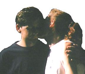 my boyfriend and I - camping out 2005