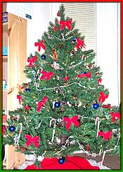 Christmas tree - it's a decorated christmas tree