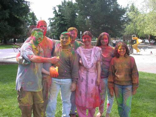 Holi hai ... ! - This photo shows enthusiasm and excitement of an Indian festival of colors, Holi. People from all religions and cultures come together and celebrate.