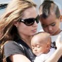 angelina jolie, maddox & zahara - angelina jolie and adopted kids maddox & zahara