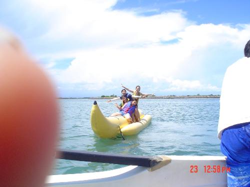 Beach Sport Activity Banana Boat - Have you ever try play banana boat. It is real fund to try