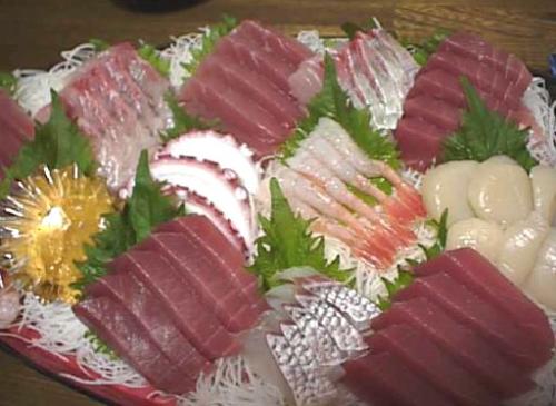 Sashimi - Sashimi. One of Japanese food made from a fresh fish!