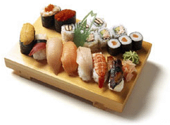 Sushi - Sushi. One of Japanese food made from fresh fish with rice. Delicious food ever! and also health!