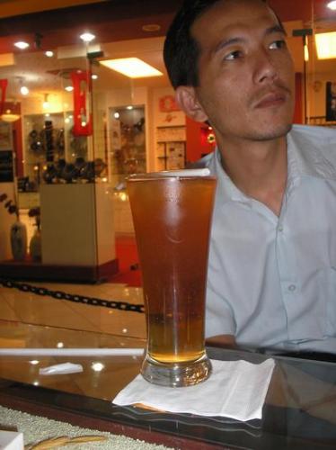 Ice Lemon Tea at cafe - Ice Lemon Tea...so yummy!