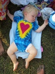 'all you need is love' - photo of my small cousin mohit resting peacefully with no tension and stress of life!