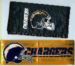 Charger Checkbook Cover and Bumper Sticker - The San Diego Chargers are a great NFL team with a winning 2006 season. Many retail items with the Chargers logo are avilable for purchase as fans help cheer on their favorite team.