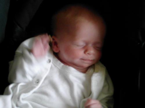 My baby girl - My youngest daughter when she was 4 days old