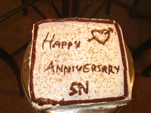 Wedding anniversary cake - Wedding anniversary cake